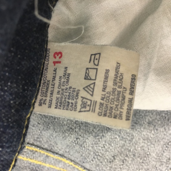 Tommy Hilfiger Womens dark blue jeans sz 13 High - Picture 5 of 7